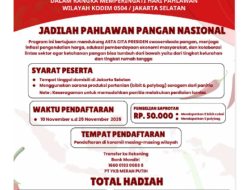 Kodim 0504/JS Bersama PT. YKB Merah Putih Gelar Lomba Ketahan Pangan