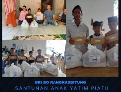 BRI Rangkasbitung Memberikan Santunan Anak Yatim Piatu