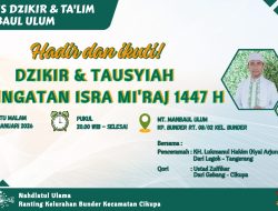 Sambut Tahun Baru 2026, Majlis Dzikir Manbaul Ulum Kel.Bunder; Gelar Do’a Bersama untuk Korban Bencana Aceh Dan Sumatera