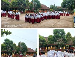 Sarapan Pagi Bersama (MBG) Dalam Rangka Hari Gizi Nasional ke 66 di SDN 02 Gintung Cilejet