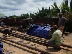 Jembatan Gantung Dibangun, Akses Warga Mesuji Raya dan Tulung Selapan Kian Lancar