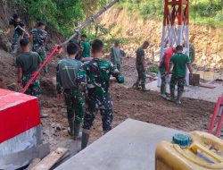 Jembatan Perintis Gantung Langit Tembus Separuh Target, Mobilitas Warga Segera Lancar