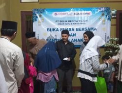 Pererat Silaturahmi, Delik Berita Tujuh Gelar Bukber dan Santunan Anak Yatim