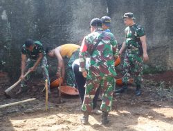 Gotong Royong Penuh Semangat, Korem 051/Wkt dan Warga Bersatu Renovasi Panti Asuhan di Sawangan