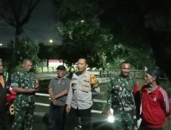 Patroli/Siskamling Koramil 06/Cakung, Sinergi Aparat dan Warga Jaga Lingkungan Tetap Aman dan Kondusif