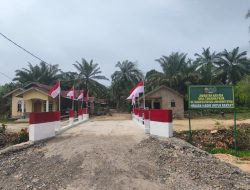 Jembatan Armco Tanjung Pasir Rampung, Akses Warga Kembali Lancar