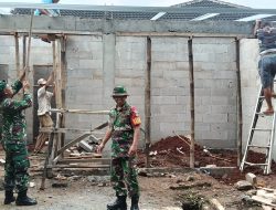 Renovasi MCK Panti Asuhan Karena Doa Mulai Tampak, Wujud Kepedulian TNI di Sawangan Depok
