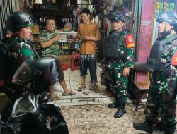 Patroli Malam Koramil 07/Cipayung Bersama Komduk, Perkuat Keamanan dan Cegah Tawuran di Lubang Buaya