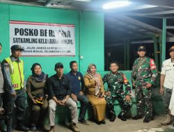 Koramil 07/Cipayung Bersama Komduk Gelar Patroli/Siskamling Antisipasi Gangguan Kamtibmas