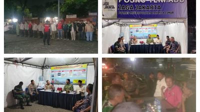 Patroli Malam Minggu, Koramil 04/Pulogadung Bersama Warga Perkuat Keamanan Wilayah