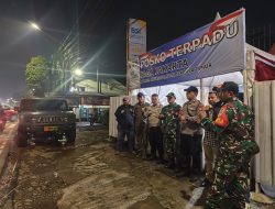Cegah Tawuran dan Gangguan Kamtibmas, Koramil Duren Sawit Gelar Patroli Gabungan