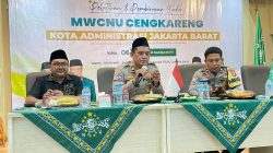 Pererat Kemitraan, Polsek Cengkareng Berikan Pembinaan kepada Kader MWCNU Cengkareng