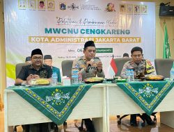 Pererat Kemitraan, Polsek Cengkareng Berikan Pembinaan kepada Kader MWCNU Cengkareng