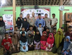 Sambut HUT Bhayangkara ke-80, Polres Sragen Gelar Bakti Kesehatan Presisi untuk Anak Yatim dan Warga Dhuafa di Somomorodukuh