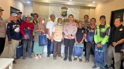Jumat Peduli, Polsek Cengkareng Salurkan Sembako kepada Sabuk Kamtibmas dan Warga