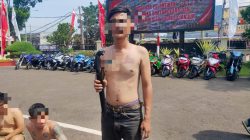 ‎Konvoi Anniversary Moonraker Cianjur Kena Razia, Polisi Temukan Sajam dan Obat Keras