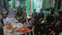 Memupuk Semangat kebersamaan, Kodim 0504/JS Gelar Nobar Sepak Bola
