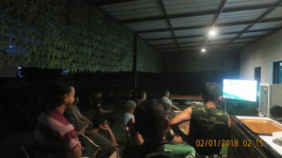 Nobar Final Piala Dunia 2026, Korem 051/Wijayakarta Pererat Kebersamaan dengan Warga