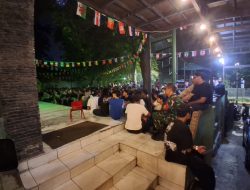 Koramil 01/Tebet Nobar Piala Dunia Bersama Masyarakat