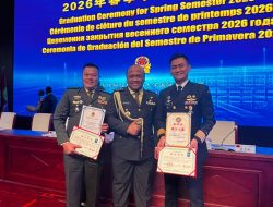 Raih Prestasi di Lemhannas China, Perwira TNI AD Lulus dengan Penghargaan di NDU PLA