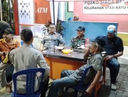 Jaga Kamtibmas, Koramil 02/Matraman Bersama Komduk Gelar Patroli/Siskamling Keliling