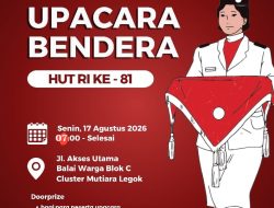 Undangan Upacara Bendera HUT RI ke-81