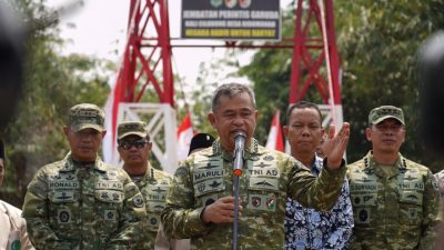 Laporkan Capaian TNI AD kepada Presiden, Kasad: 2.500 Jembatan dan 3.000 Titik Air Tuntas