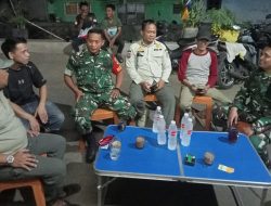 Koramil 01/Jatinegara Gelar Patroli/Siskamling Jaga Kamtibmas Bersama Komduk
