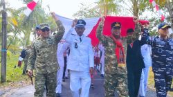 Merah Putih Membentang 500 Meter, Aboru Ciptakan Momen Bersejarah di HUT ke-81 RI