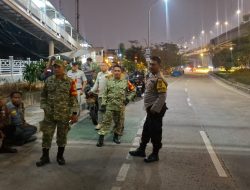 Patroli dan Siskamling Keliling Koramil 01/Jatinegara Bersama Komduk, Perkuat Keamanan Wilayah