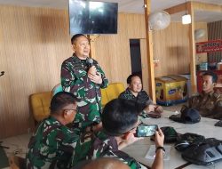 Mitigasi Bencana, Satgas Karhutla TNI Dialog Dengan Adat Dayak