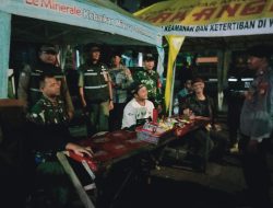 Sinergi TNI-Polri dan Warga, Koramil 03/Ps.Rebo-Ciracas Gelar Patroli/Siskamling Jaga Kamtibmas