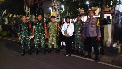Jaga Kondusivitas Wilayah, Koramil 01/Jatinegara Bersama Komduk Gelar Patroli/Siskamling
