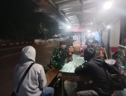 Koramil 03/Ps.Rebo-Ciracas Bersama Komduk Intensifkan Patroli Malam Ciptakan Aman dan Kondusif