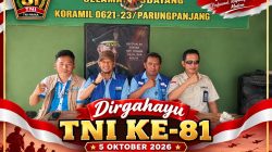 Perumda Tirta Kahuripan Salurkan Air Bersih ke Mako Koramil Parungpanjang