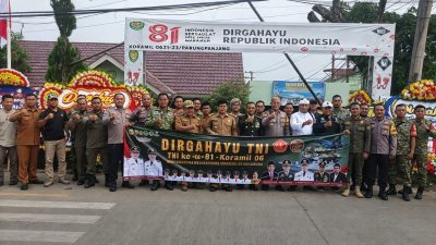 HUT TNI ke-81 di Parungpanjang, Danramil Tegaskan TNI Hadir untuk Masyarakat