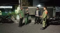 Perkuat Keamanan Wilayah, Koramil 01/Jatinegara Bersama Komduk Gelar Patroli/Siskamling