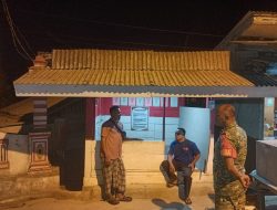 Patroli Malam Babinsa, Jaga Keamanan dan Kondusivitas Wilayah