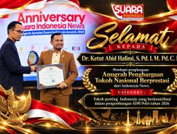 Dr. Ketut Abid Halimi Raih Penghargaan atas Kontribusinya dalam Pembangunan SDM Polri