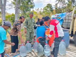 Tanggap Bencana Kekeringan, Kodim 0728/Wonogiri Salurkan Bantuan Air Bersih di Kismantoro