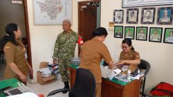 Babinsa Kratonan dan Aparat Kelurahan Evaluasi Situasi Keamanan Wilayah