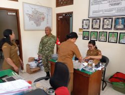 Babinsa Kratonan dan Aparat Kelurahan Evaluasi Situasi Keamanan Wilayah