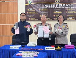 Polsek Kelapa Dua Ungkap Kasus Narkotika Jenis Etomidate